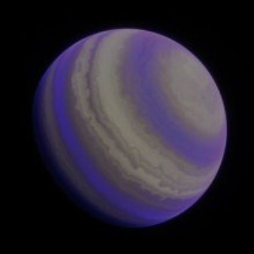 planet aesthetic purple 