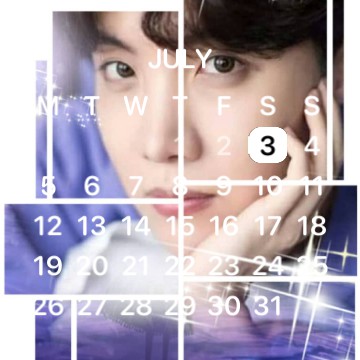 jhope calander 