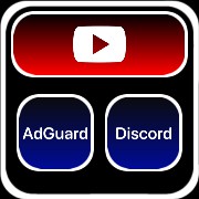 VPN, AdGuard DARK BLUE/RED