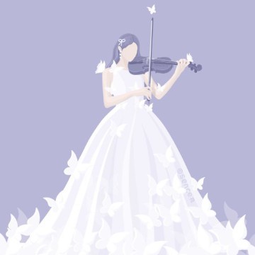 purple violin art beautiful 