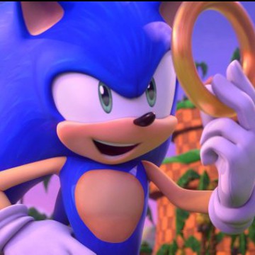 sonic with golden ring