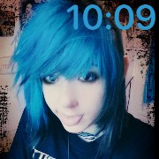 blue girl