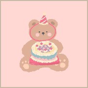cute birthday widget 