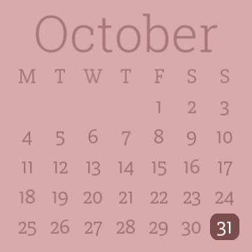 Pink Calendar 