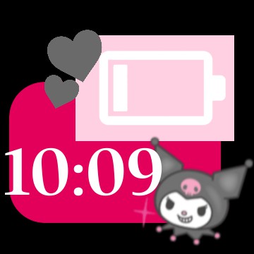 pink kuromi widget