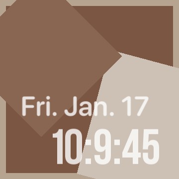 date & time brown