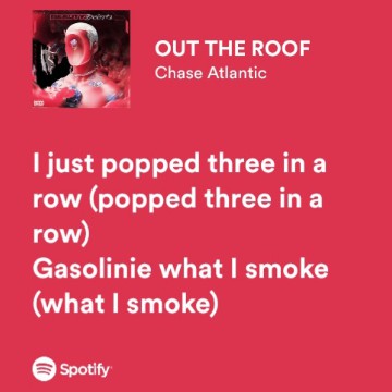 out the roof - chase atlactic