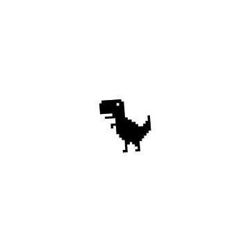 Dinosaurio pixeleado 2