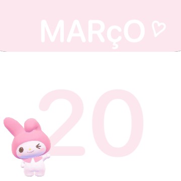 My melody small calendar