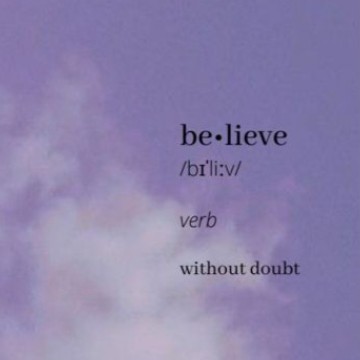 Lilac/Purple/Lavender Believe
