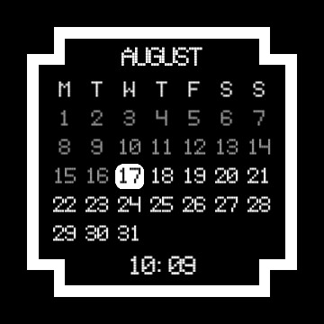 undertale / 8bit calendar
