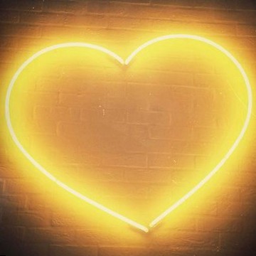 Heart yellow