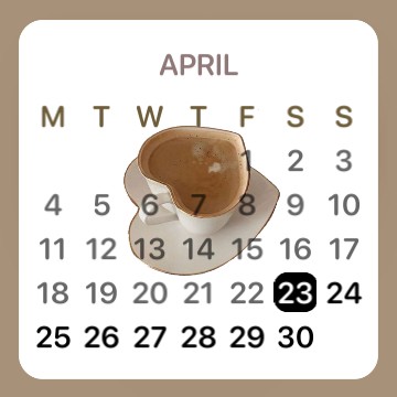 calendario aesthetic