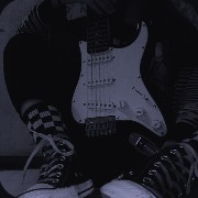 blue guiter