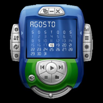 Media Center XP Media Player Widget: Calendar