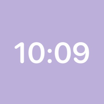 violet clock