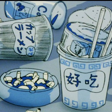 blue aesthetic photo
