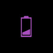 Purple Battery