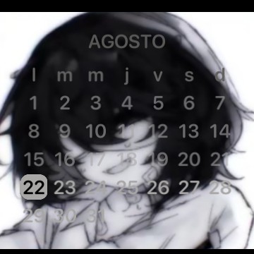 girl cute calendario 