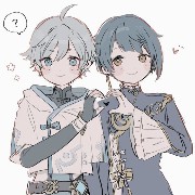 xingqiu and chongyun 