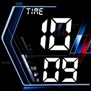 time widget car