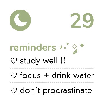 Reminders