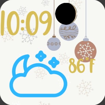 Mini chrismas widget