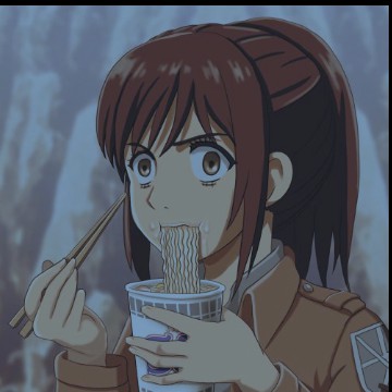Sasha eating 