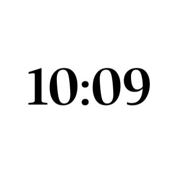 clock without background