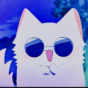 Blue Gojo Cat