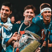 Trio MSN Neymar Suarez e messi