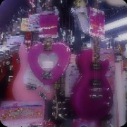 Pink guitars