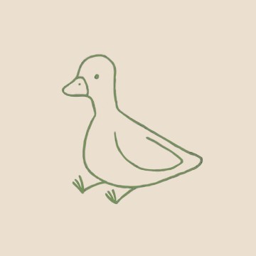 green duck