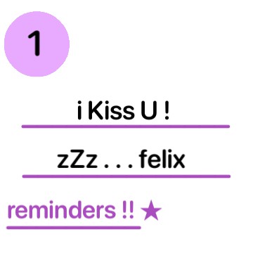 reminder felix