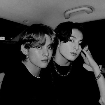 Aesthetic black Taekook