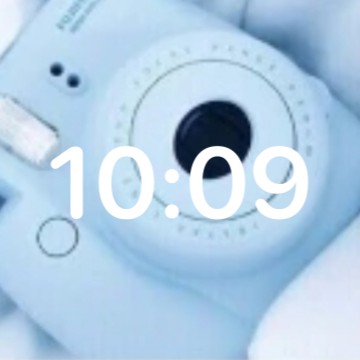blue camera