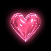 pink heart widget