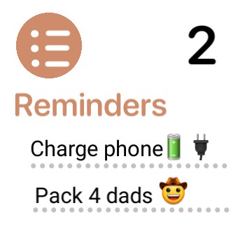 REMINDER BEIGE IOS 14