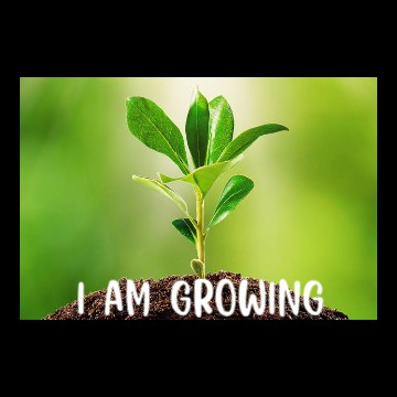 I am growing