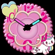 unicornio clock