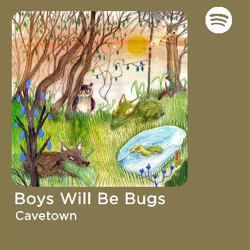 cave spotify green