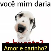 Voc me daria amor e carinho 