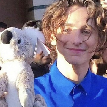Timothee Chalamet Blue