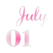White iOS Date/Month
