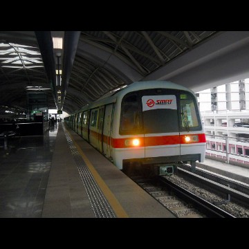 SMRT Siemens C651 Electric Multiple Unit MRT train