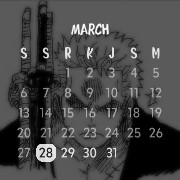 zoro calendar 