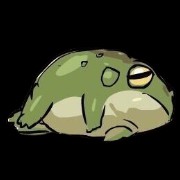 Tired Frog png