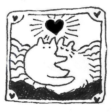 cats in love
