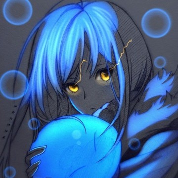 anime glowart