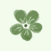 green flower